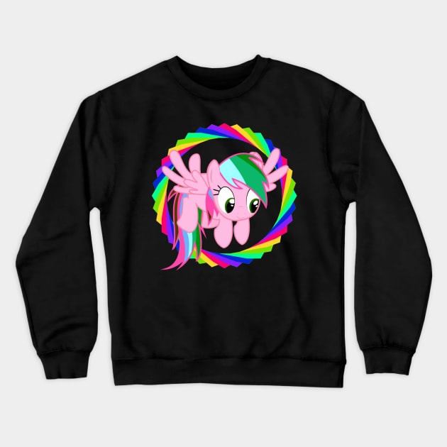 Rainbow Dash Crewneck Sweatshirt by Rohman1610